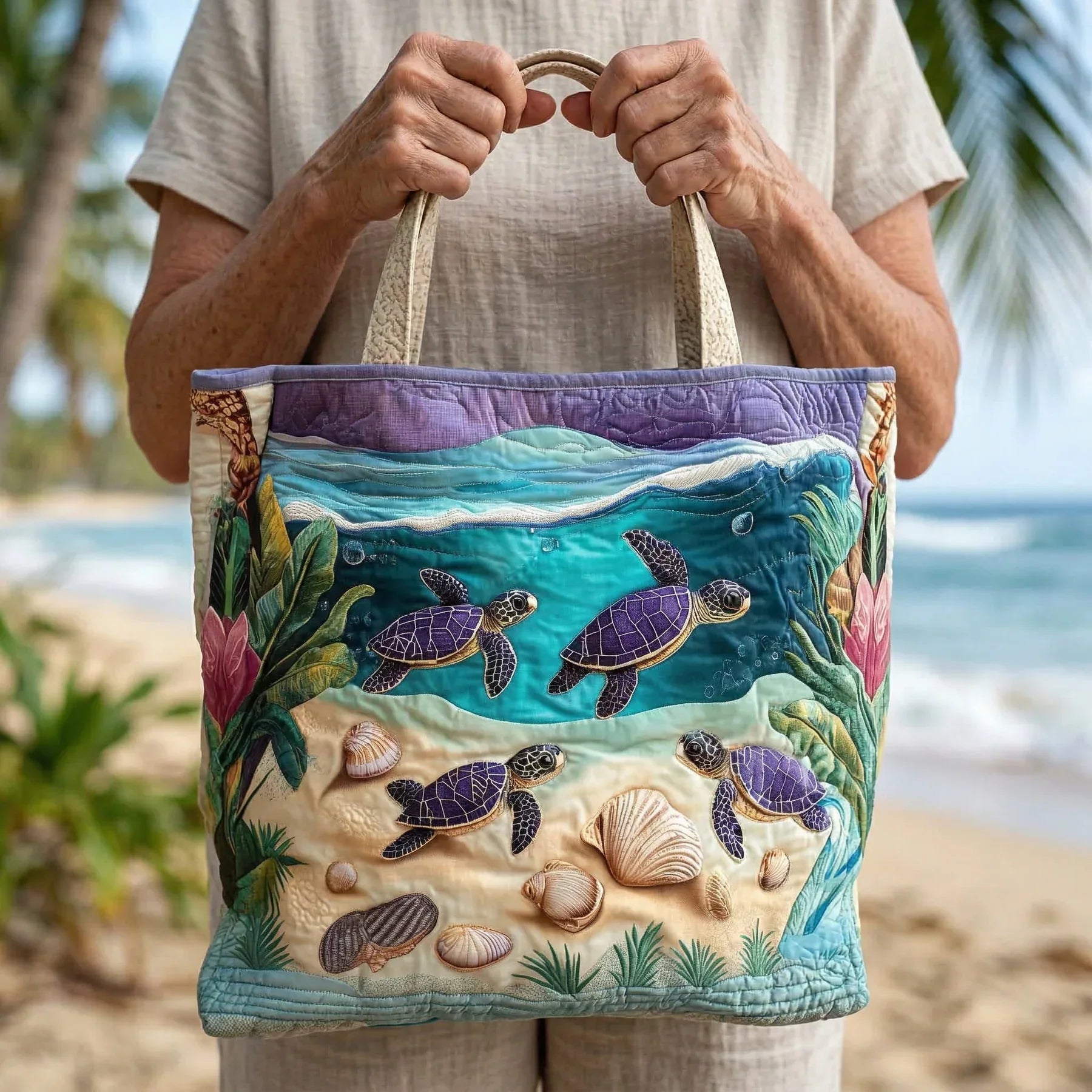 Handgefertigte Tasche - Esprit de la Lagune