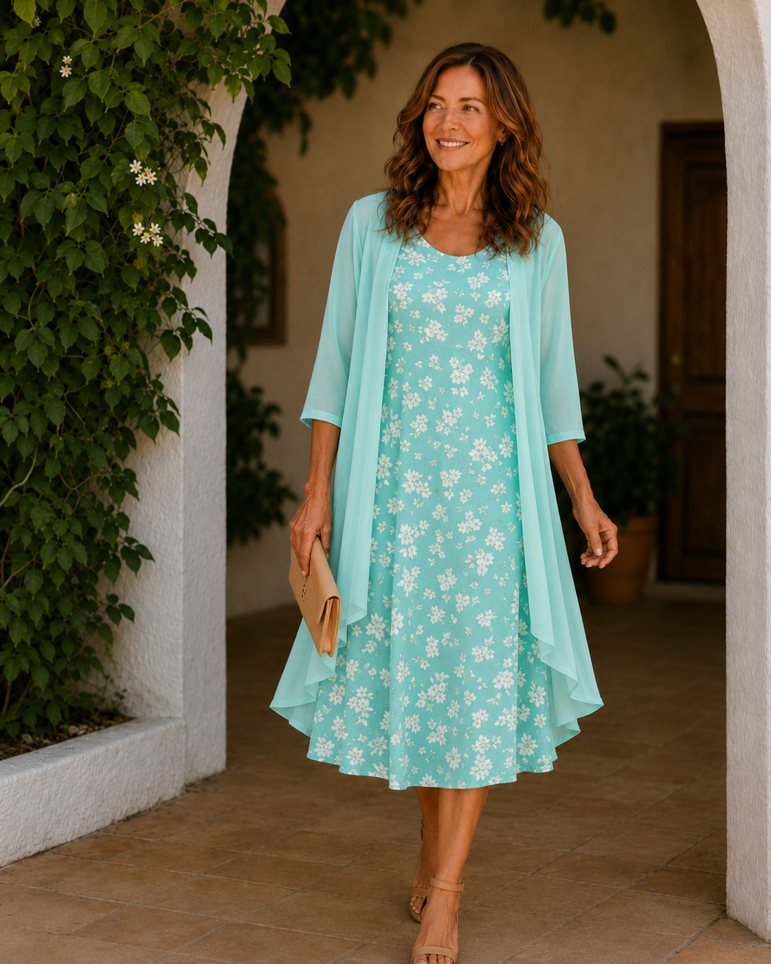 Capri | Kleid mit Überwurf
