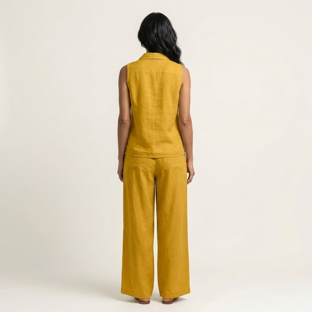 Twiila | Set aus Wickeloberteil und Hose mit weitem Bein
