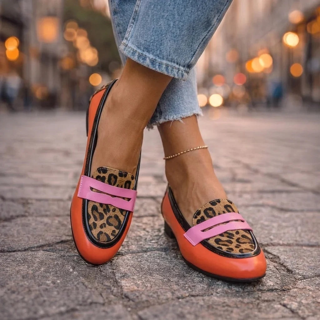 Rosalia Loafer mit Leopardenmuster