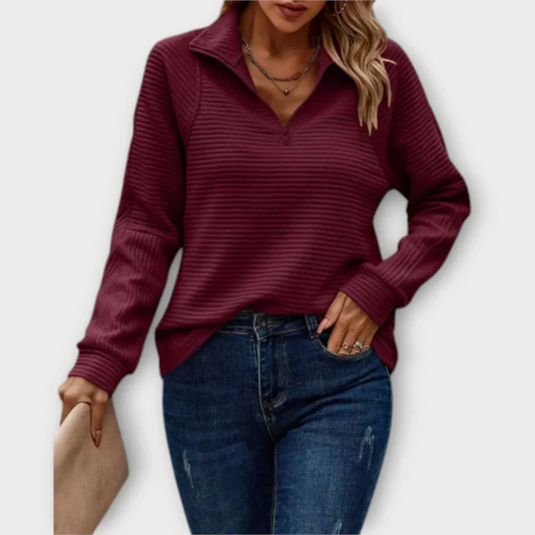 Dalia™ Pullover mit halbem Reißverschluss