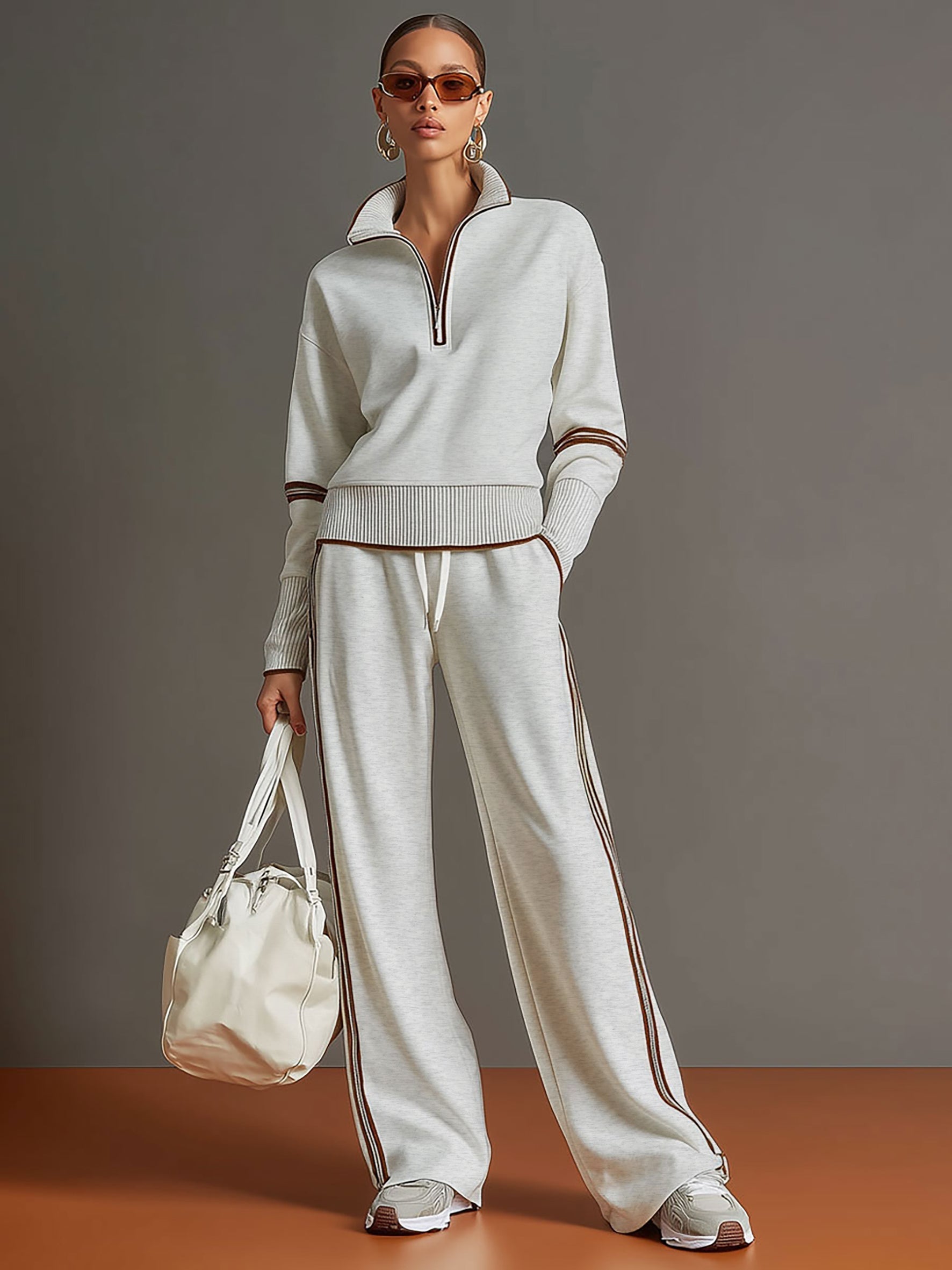 Marietta – Bluse und Hose mit weiten Beinen
