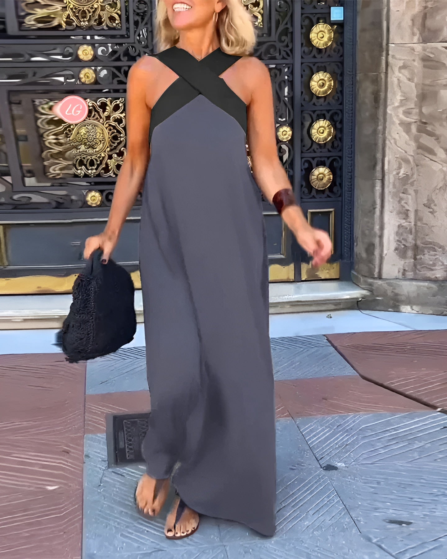 Delphine | Kleid mit überkreuztem Schnitt