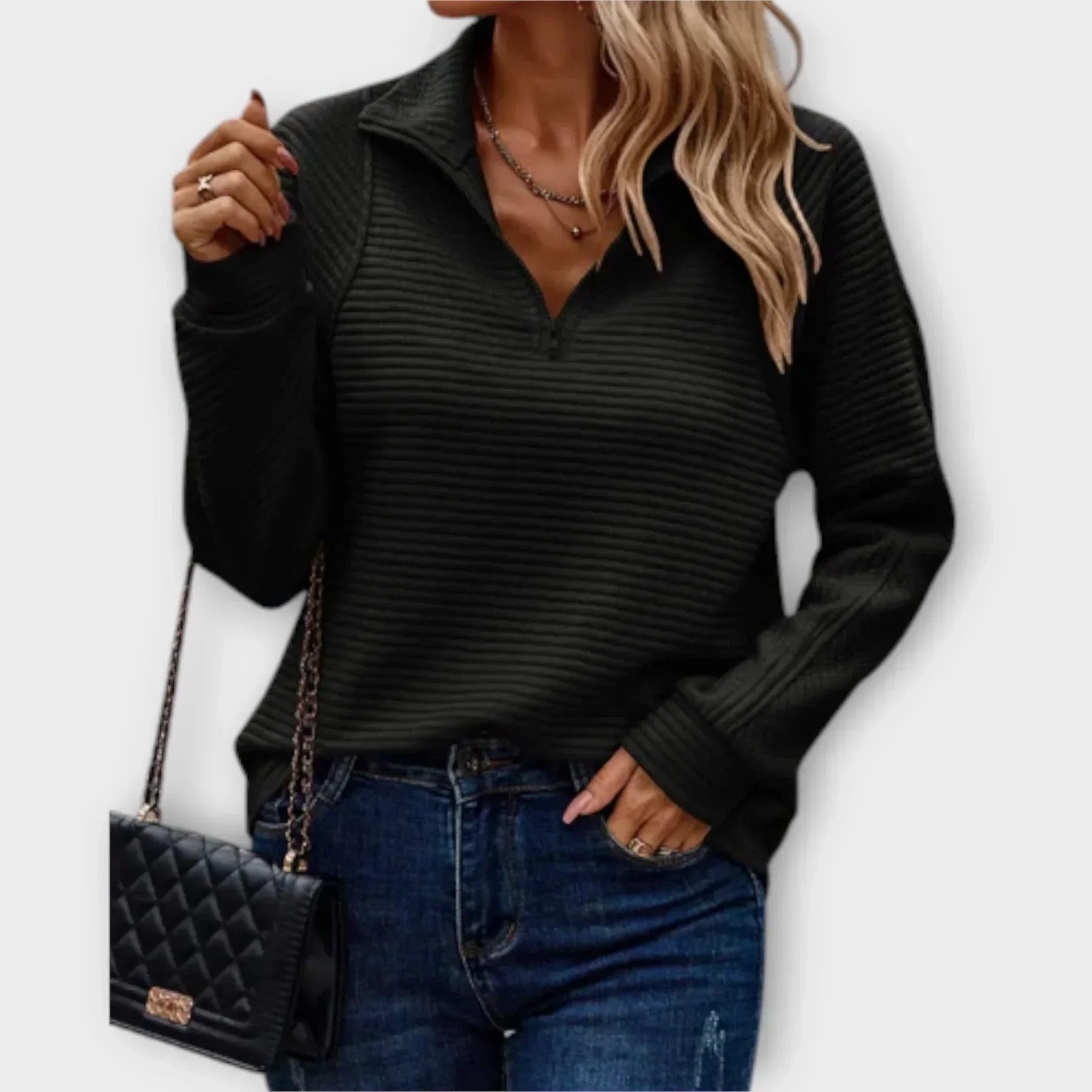 Dalia™ Pullover mit halbem Reißverschluss