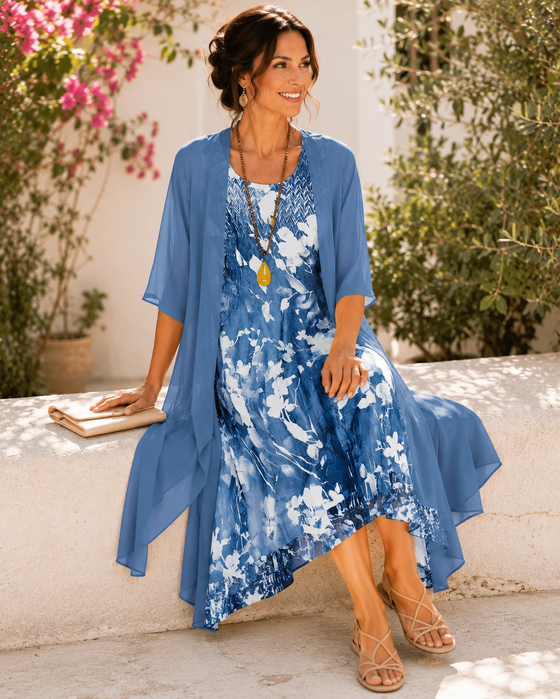 Olivia | Luftiges zweilagiges Kleid