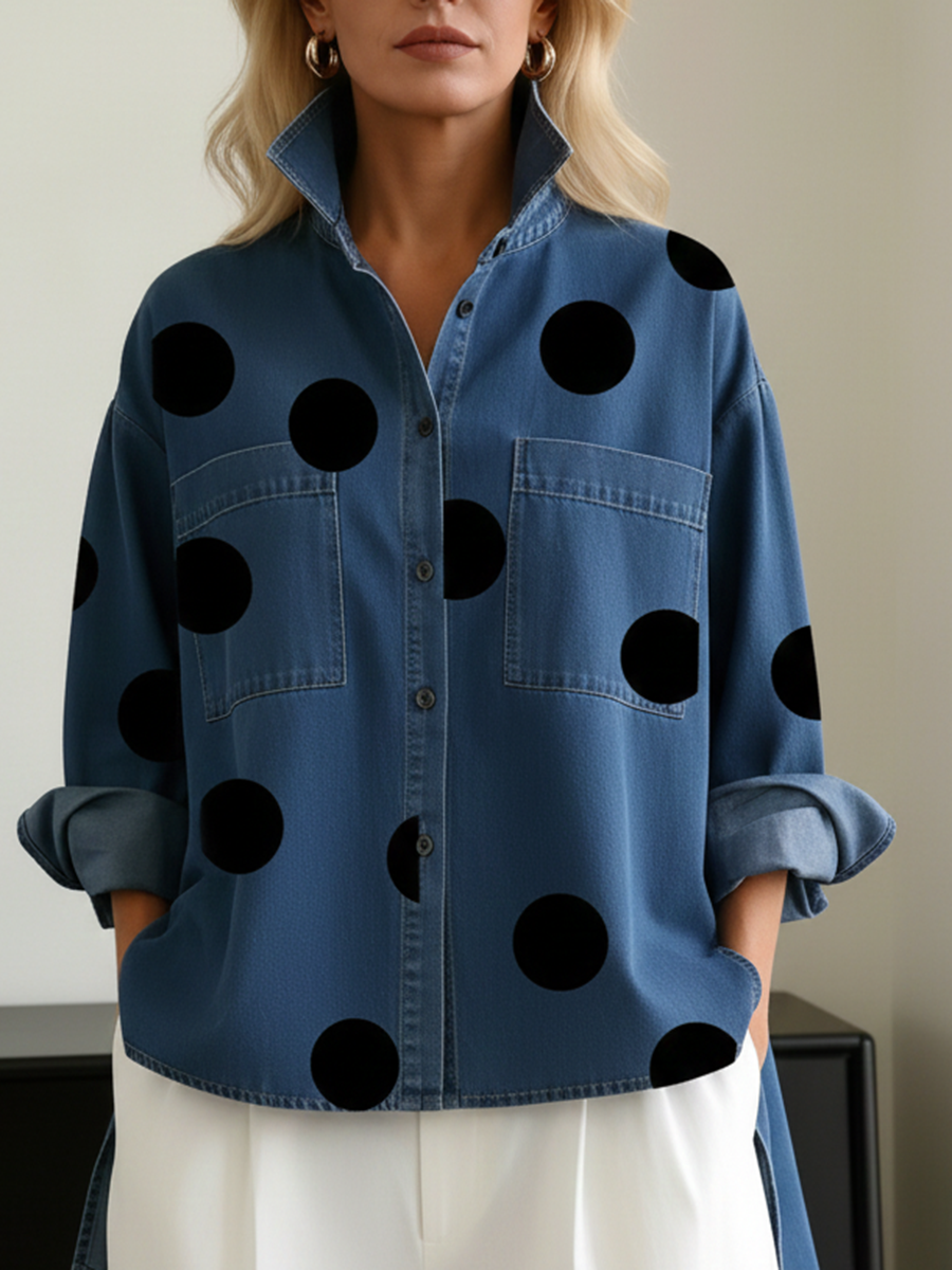 Peggy™ — Overshirt mit Punkten