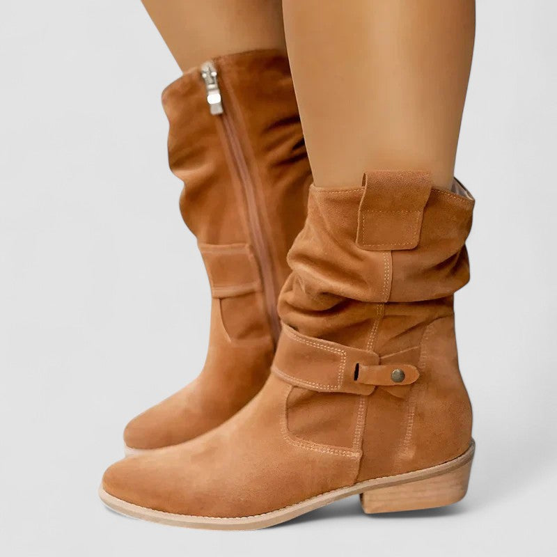 Elyse | Westernstiefel mit gerafftem Schaft