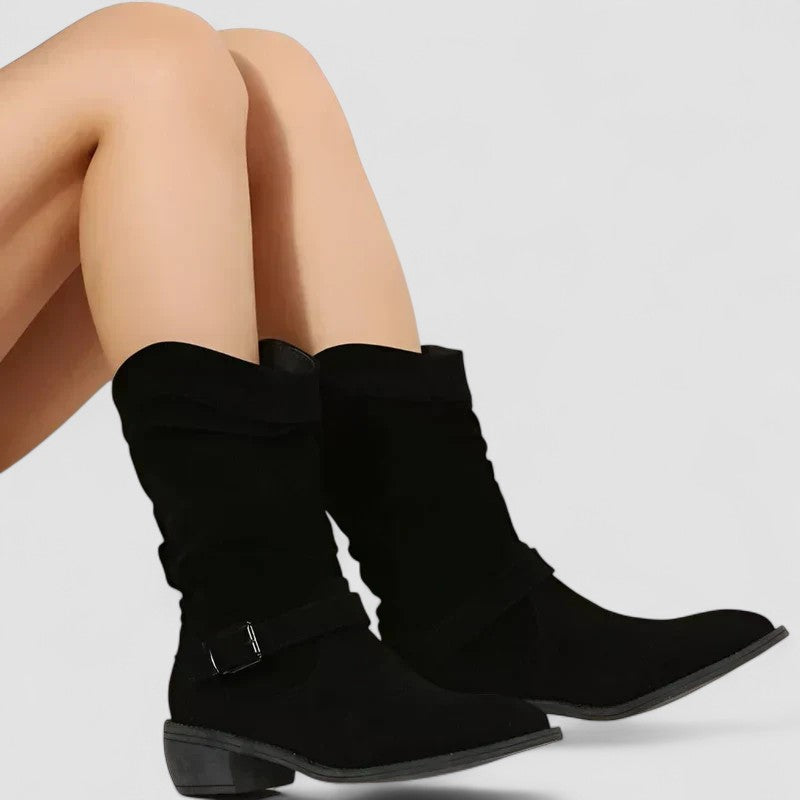Elyse | Westernstiefel mit gerafftem Schaft