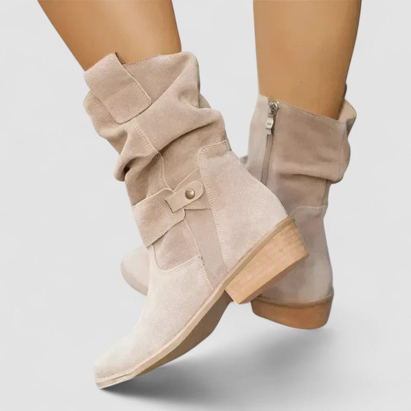 Elyse | Westernstiefel mit gerafftem Schaft
