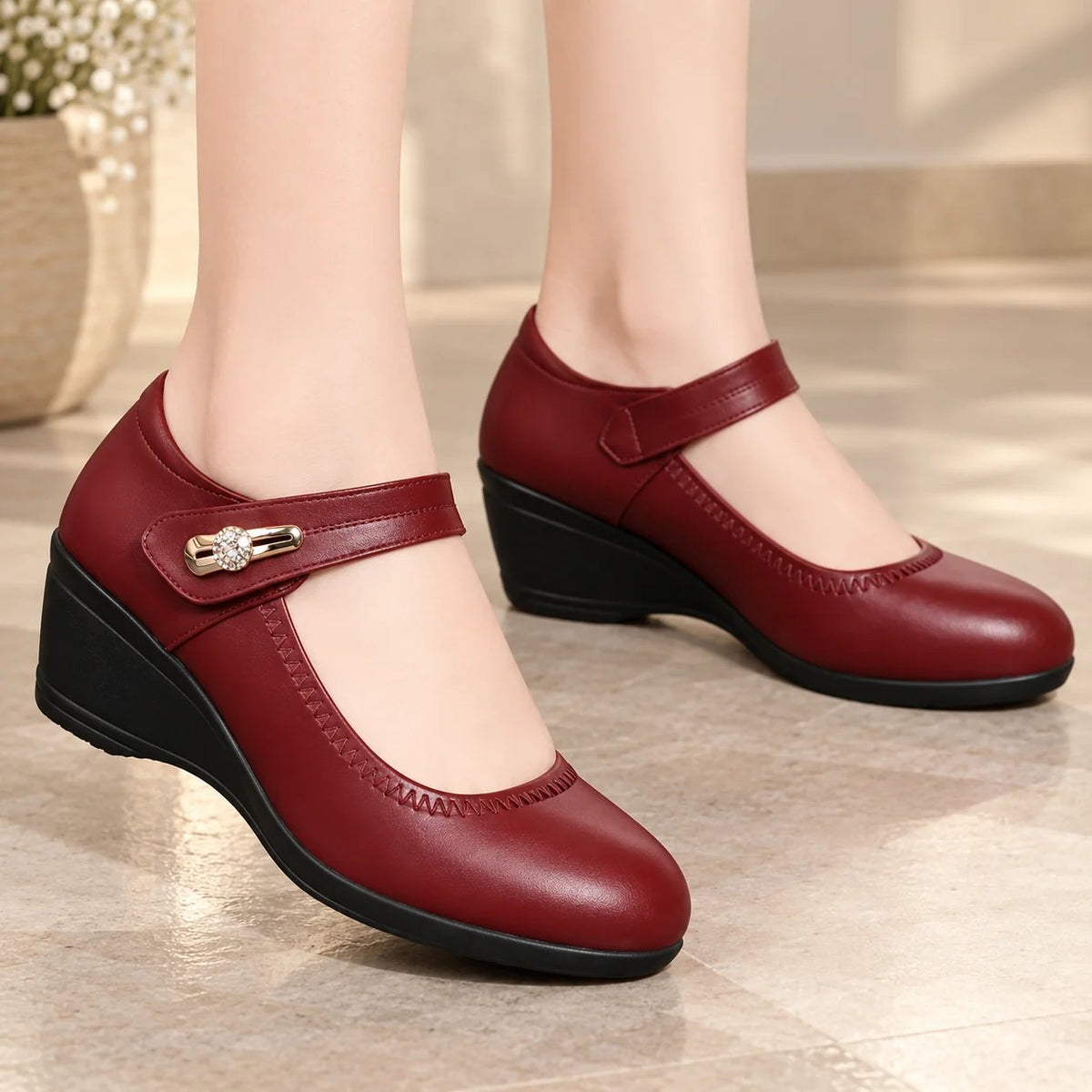 Karla™ – Orthopädische Pumps mit Keilabsatz