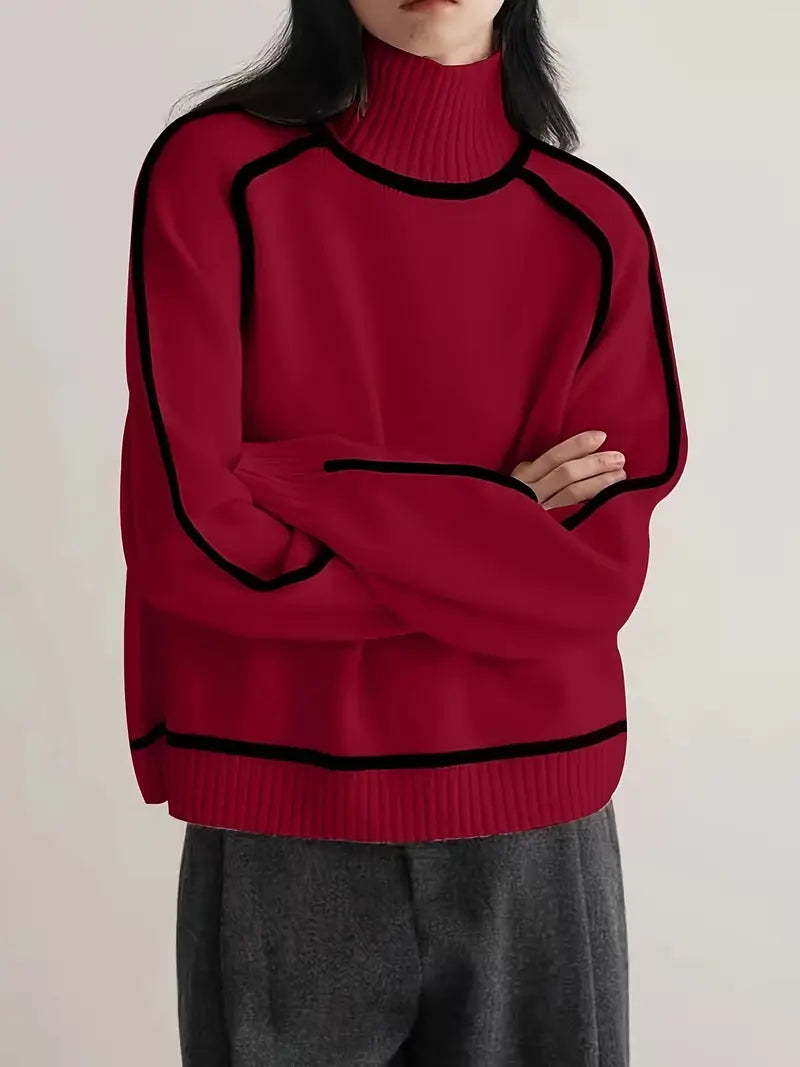 Seraphina - Eleganter Rollkragenpullover