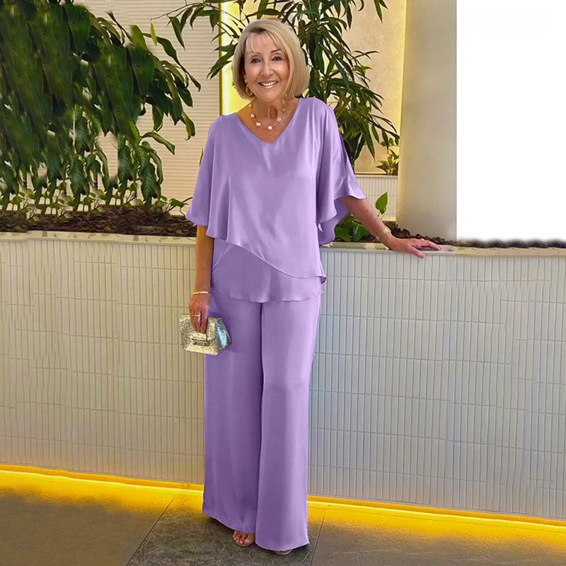 Selina – Elegantes 2-Teiliges Set mit fliessender Silhouette