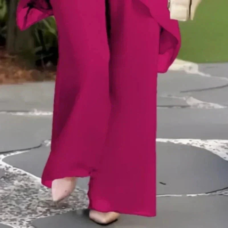 Harper | Elegantes asymmetrisches Set aus Top und Hose