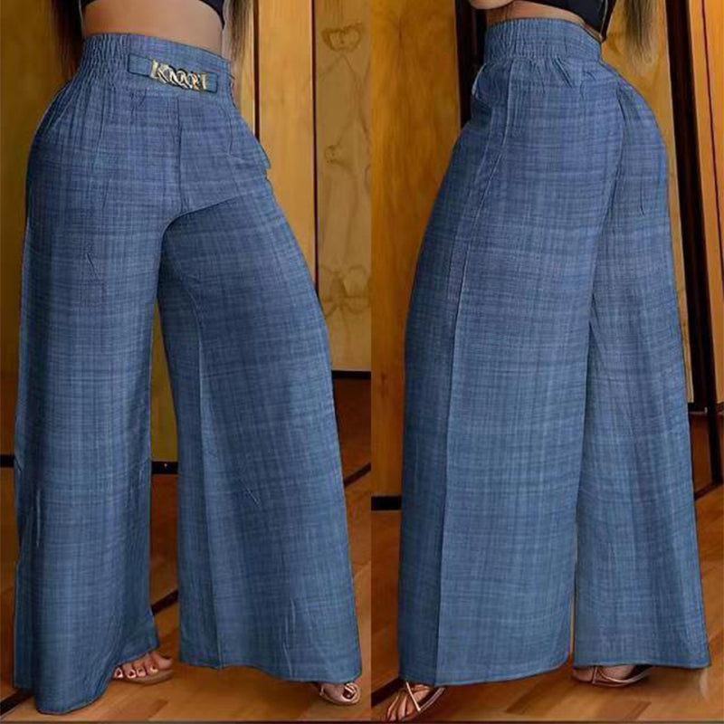 Eléa™ | Hose mit hoher Taille und weitem Bein