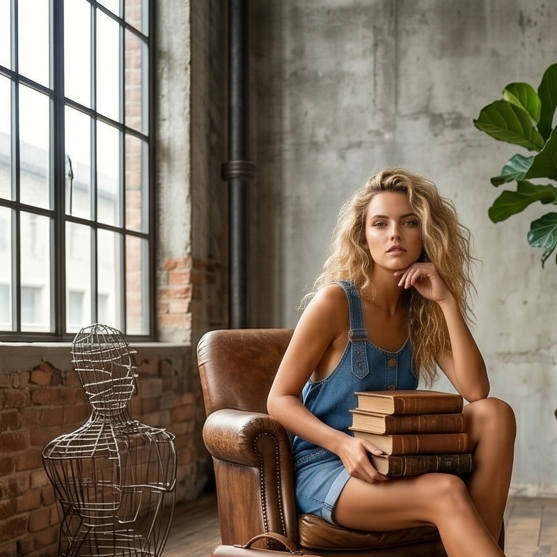Mila™ | Lässiger Denim-Overall