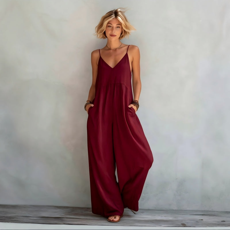 Marlis – Luftiger Jumpsuit mit weitem Bein