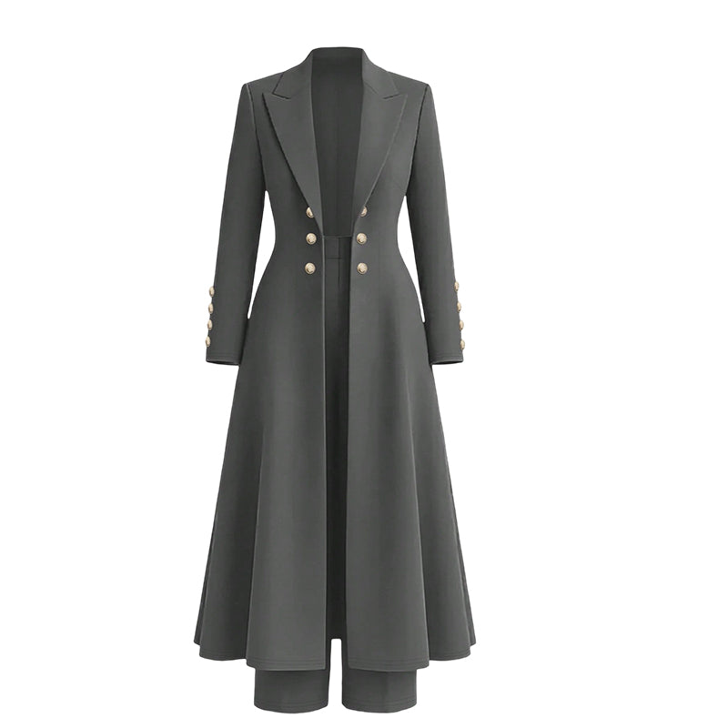 Kamma – Elegantes Strickset mit langem Blazer