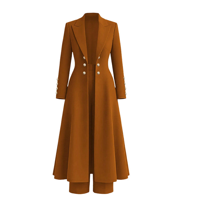 Kamma – Elegantes Strickset mit langem Blazer