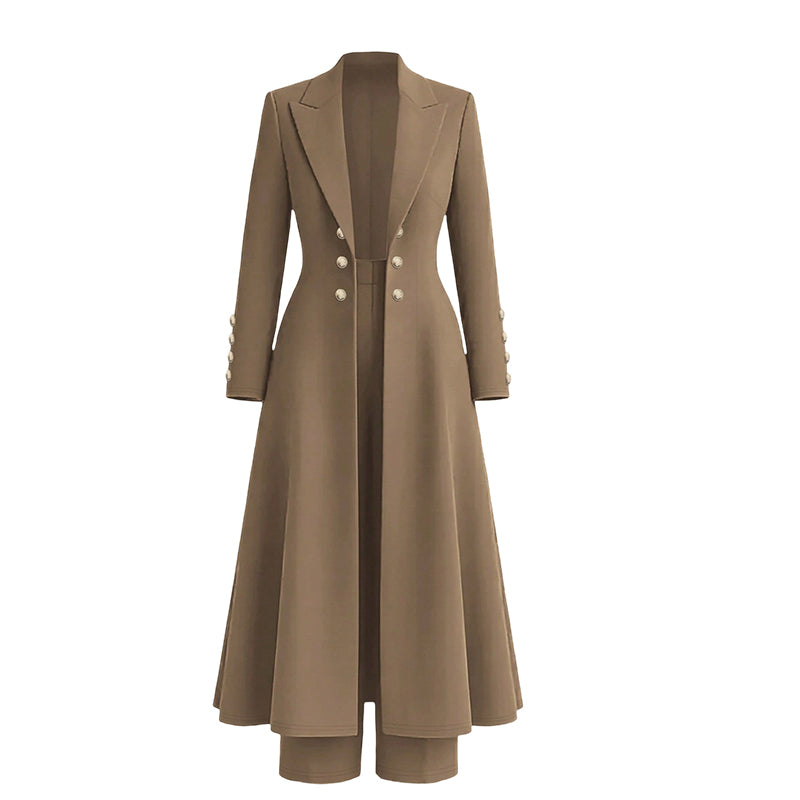 Kamma – Elegantes Strickset mit langem Blazer