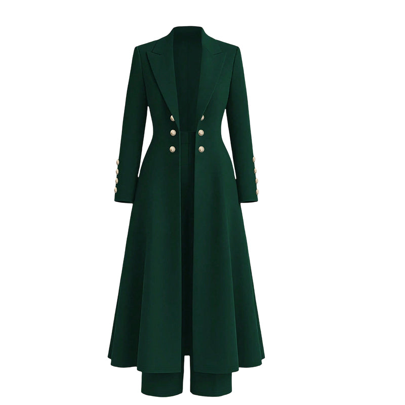Kamma – Elegantes Strickset mit langem Blazer