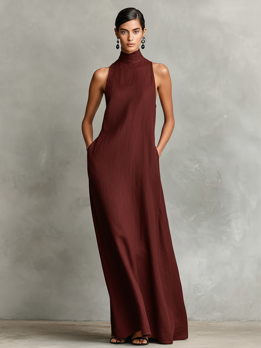 Caterina | Minimalistisches Maxikleid