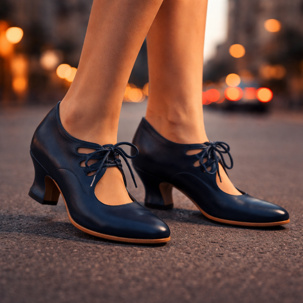 Freya | Retro-Schnürpumps Sylvie