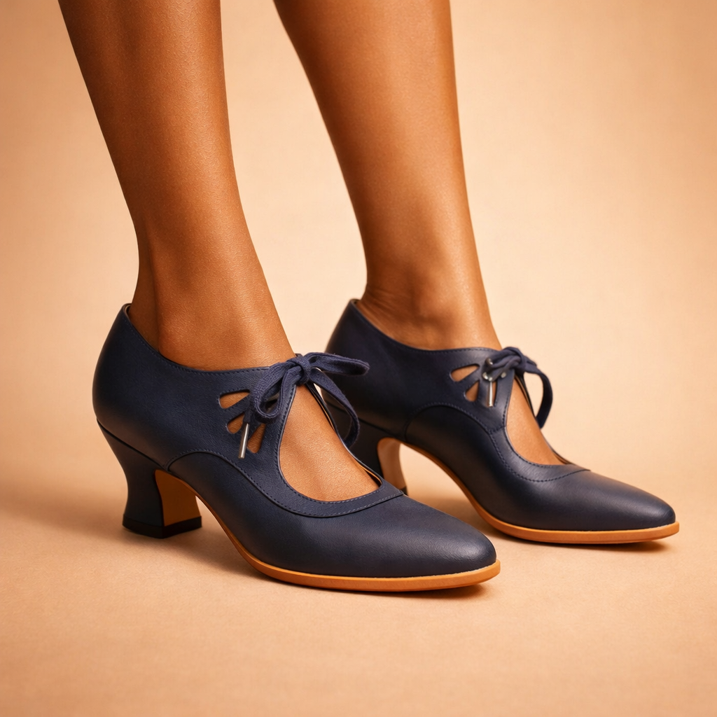 Freya | Retro-Schnürpumps Sylvie