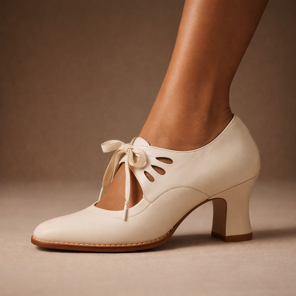 Freya | Retro-Schnürpumps Sylvie