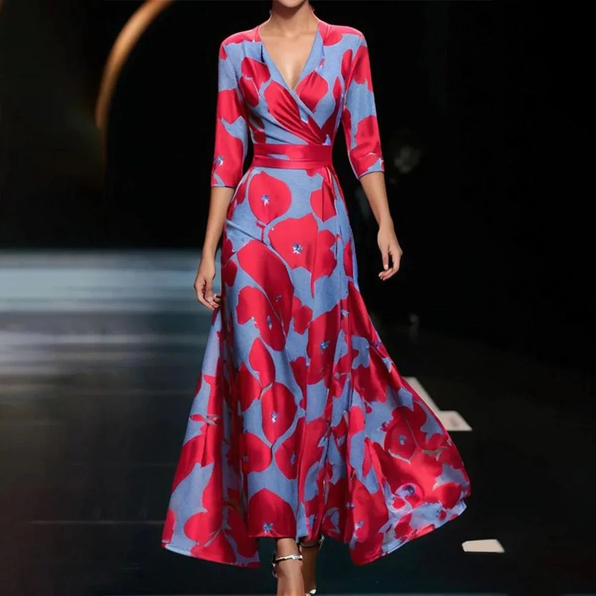 Aria™ | Chic Kleid mit Blumendruck