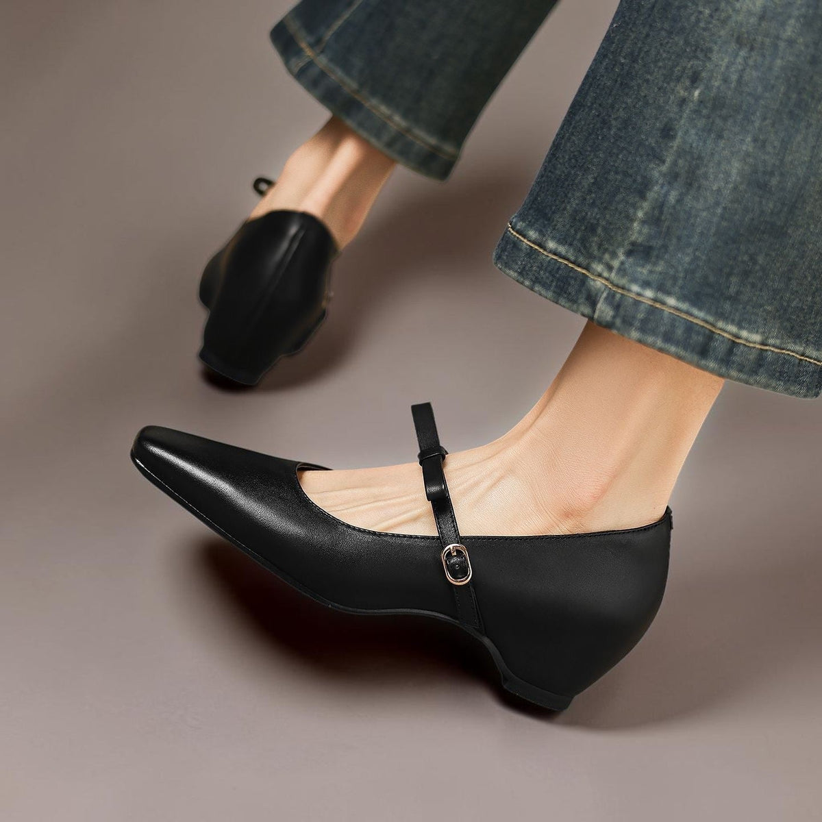 Mette | Elegante Mary-Jane-Schuhe mit Schleife
