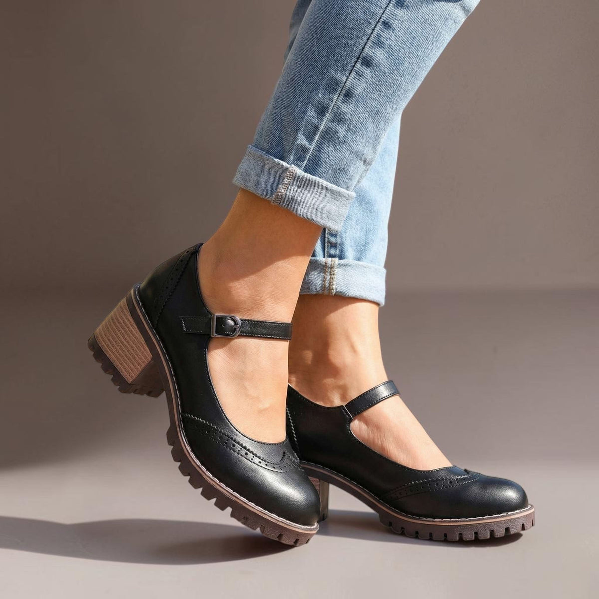 Karoline | Elegante T-Riemen-Schuhe
