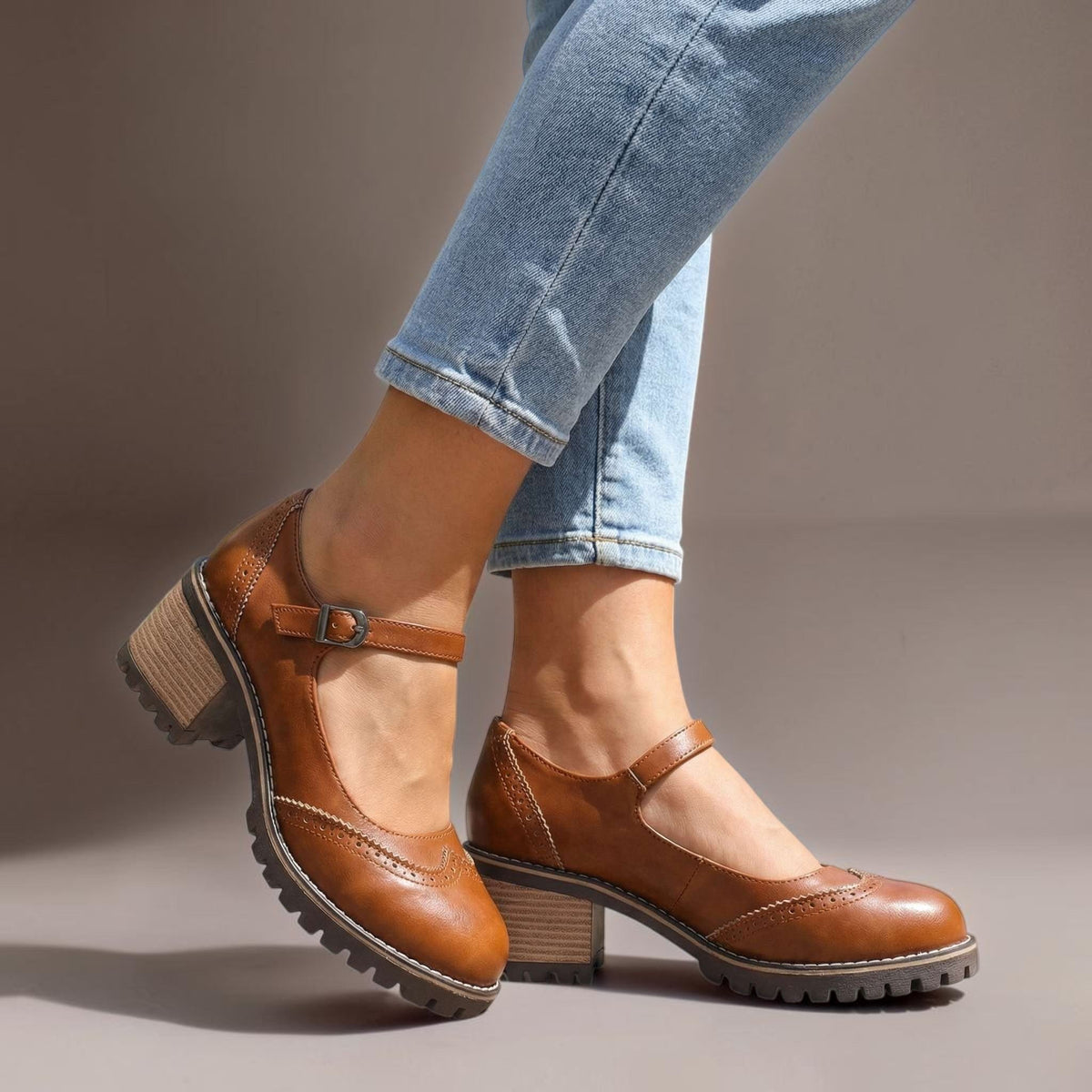 Karoline | Elegante T-Riemen-Schuhe